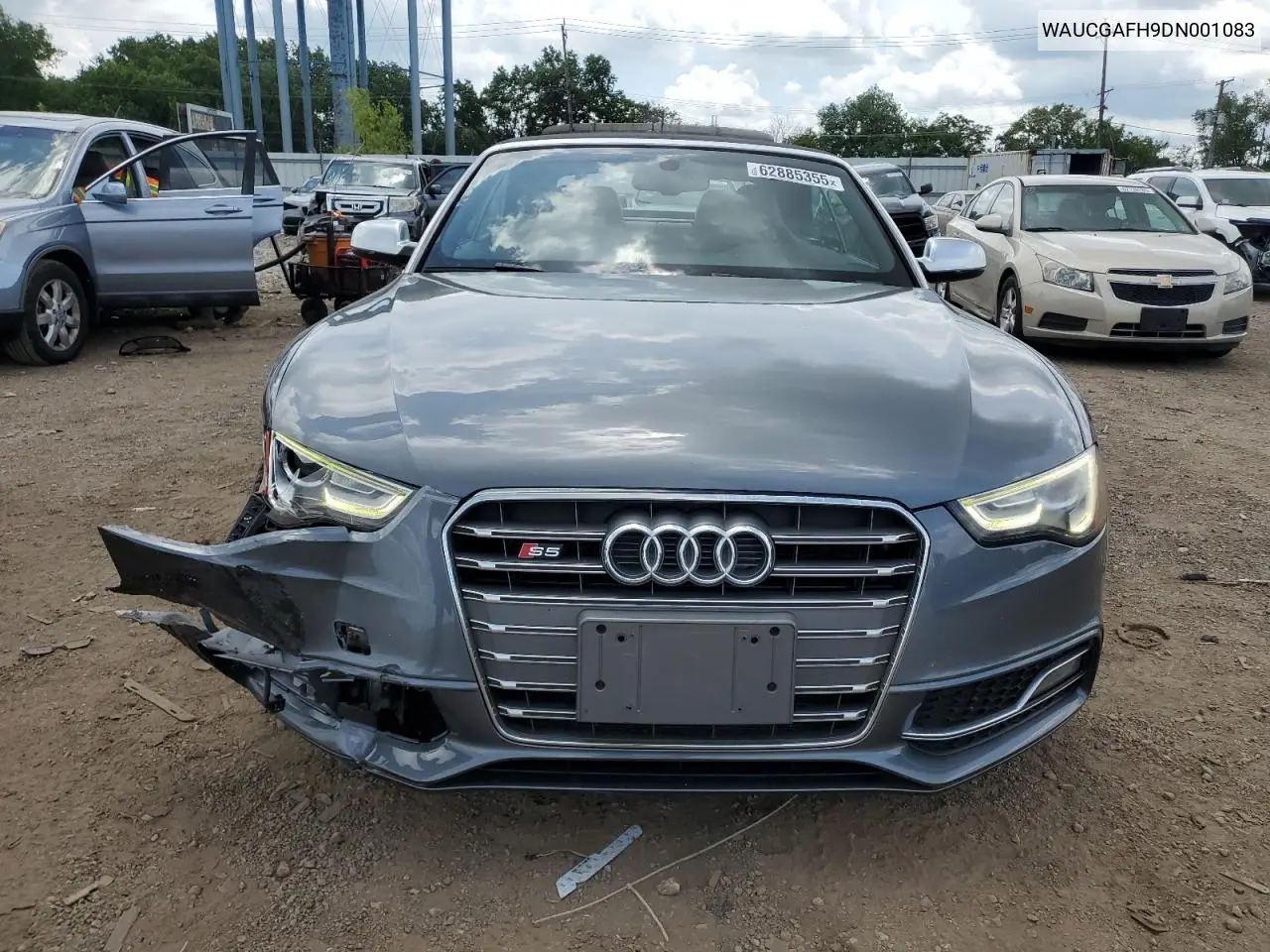 2013 Audi S5 Premium Plus VIN: WAUCGAFH9DN001083 Lot: 62885355