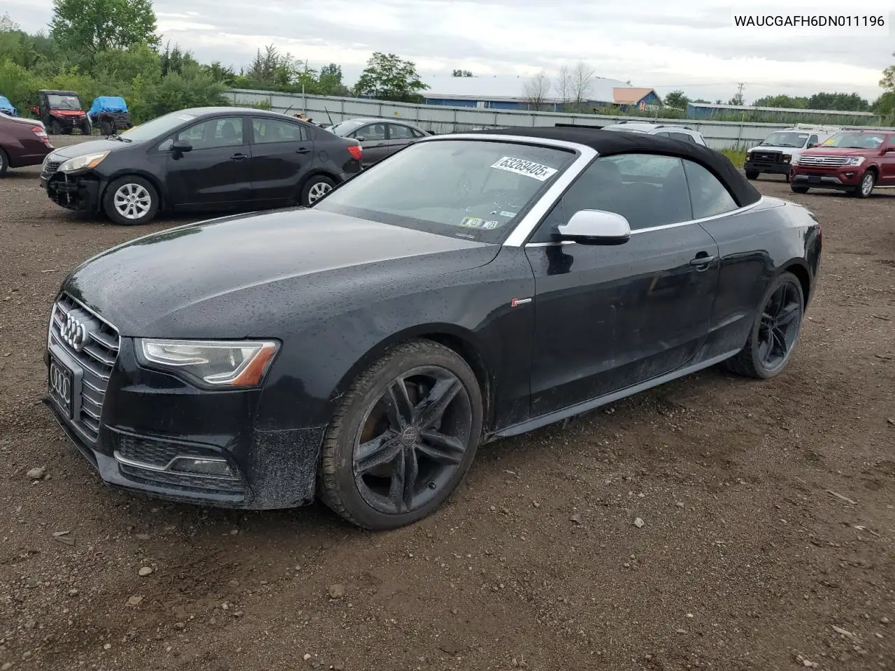 2013 Audi S5 Premium Plus VIN: WAUCGAFH6DN011196 Lot: 63269405