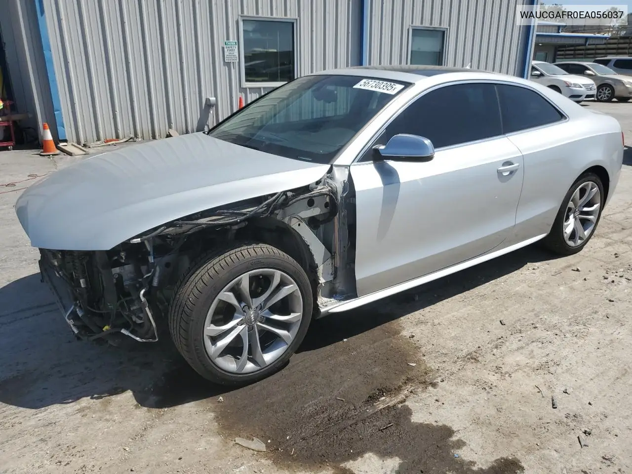 2014 Audi S5 Premium Plus VIN: WAUCGAFR0EA056037 Lot: 56730395