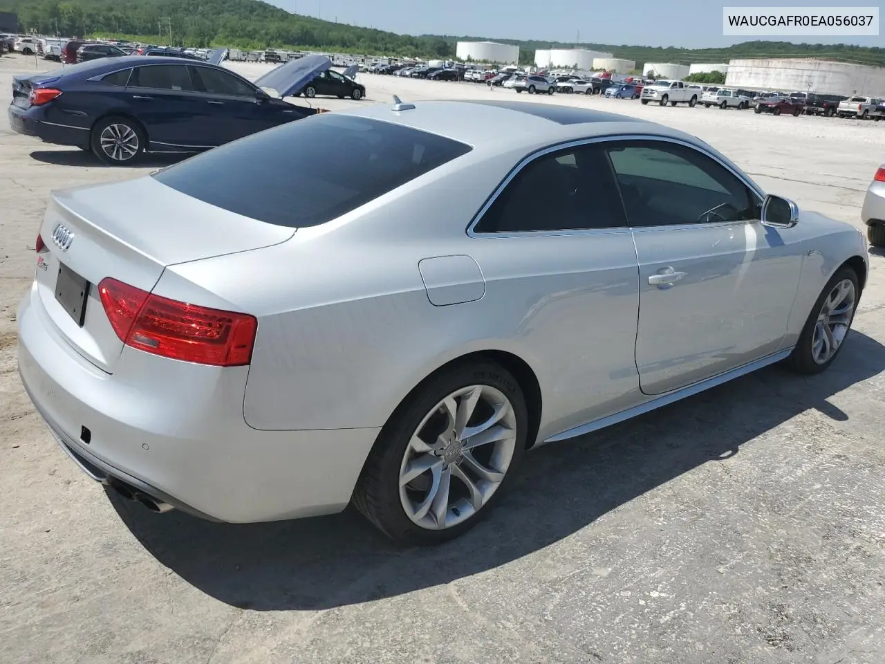 2014 Audi S5 Premium Plus VIN: WAUCGAFR0EA056037 Lot: 56730395