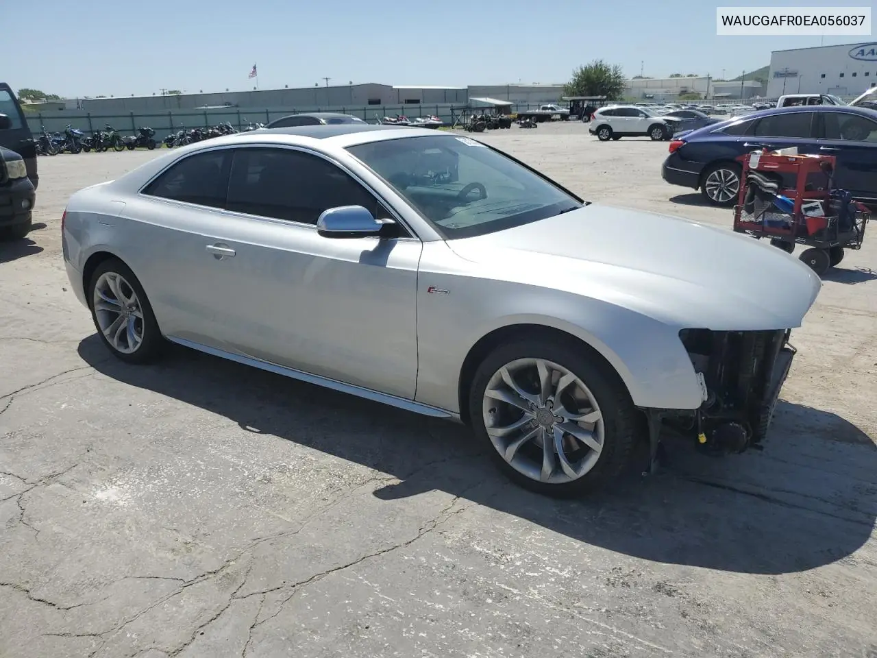 2014 Audi S5 Premium Plus VIN: WAUCGAFR0EA056037 Lot: 56730395