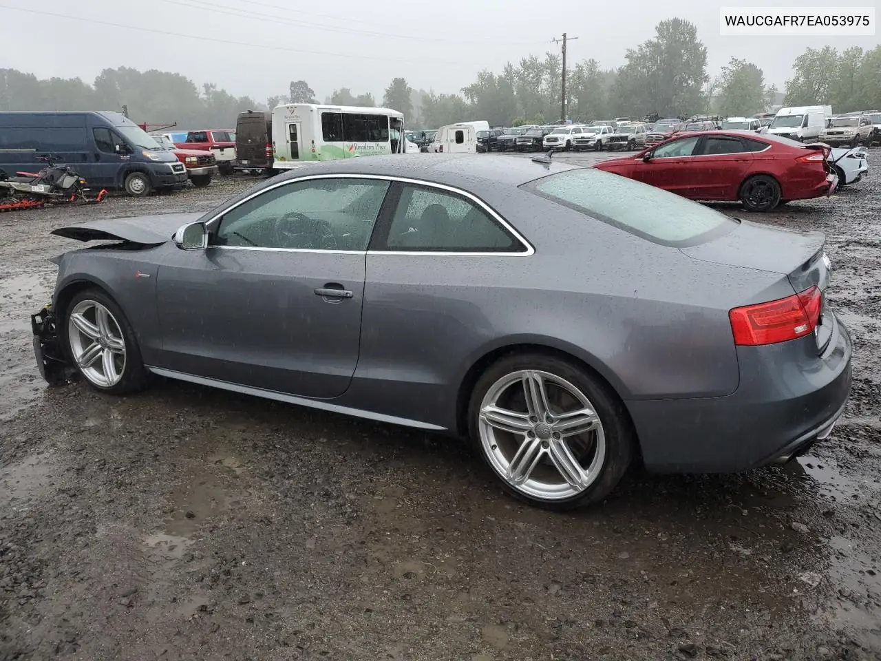 2014 Audi S5 Premium Plus VIN: WAUCGAFR7EA053975 Lot: 58858245