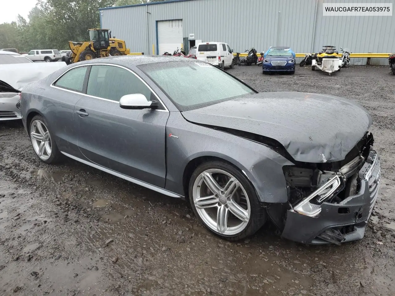 2014 Audi S5 Premium Plus VIN: WAUCGAFR7EA053975 Lot: 58858245