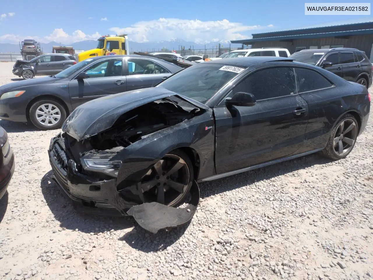 2014 Audi S5 Prestige VIN: WAUVGAFR3EA021582 Lot: 59917625