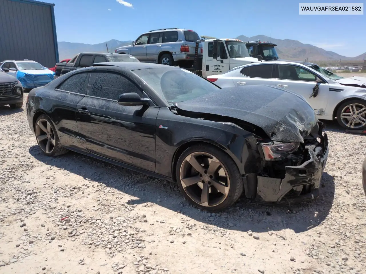 2014 Audi S5 Prestige VIN: WAUVGAFR3EA021582 Lot: 59917625