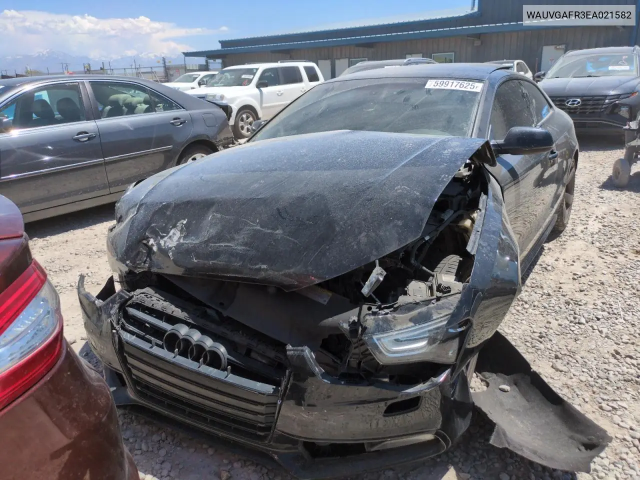 2014 Audi S5 Prestige VIN: WAUVGAFR3EA021582 Lot: 59917625