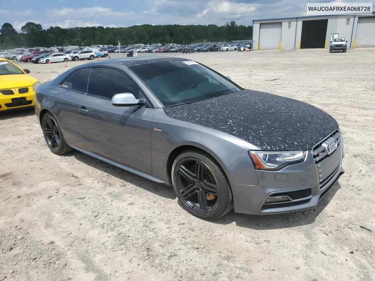 2014 Audi S5 Premium Plus VIN: WAUCGAFRXEA068728 Lot: 60158425