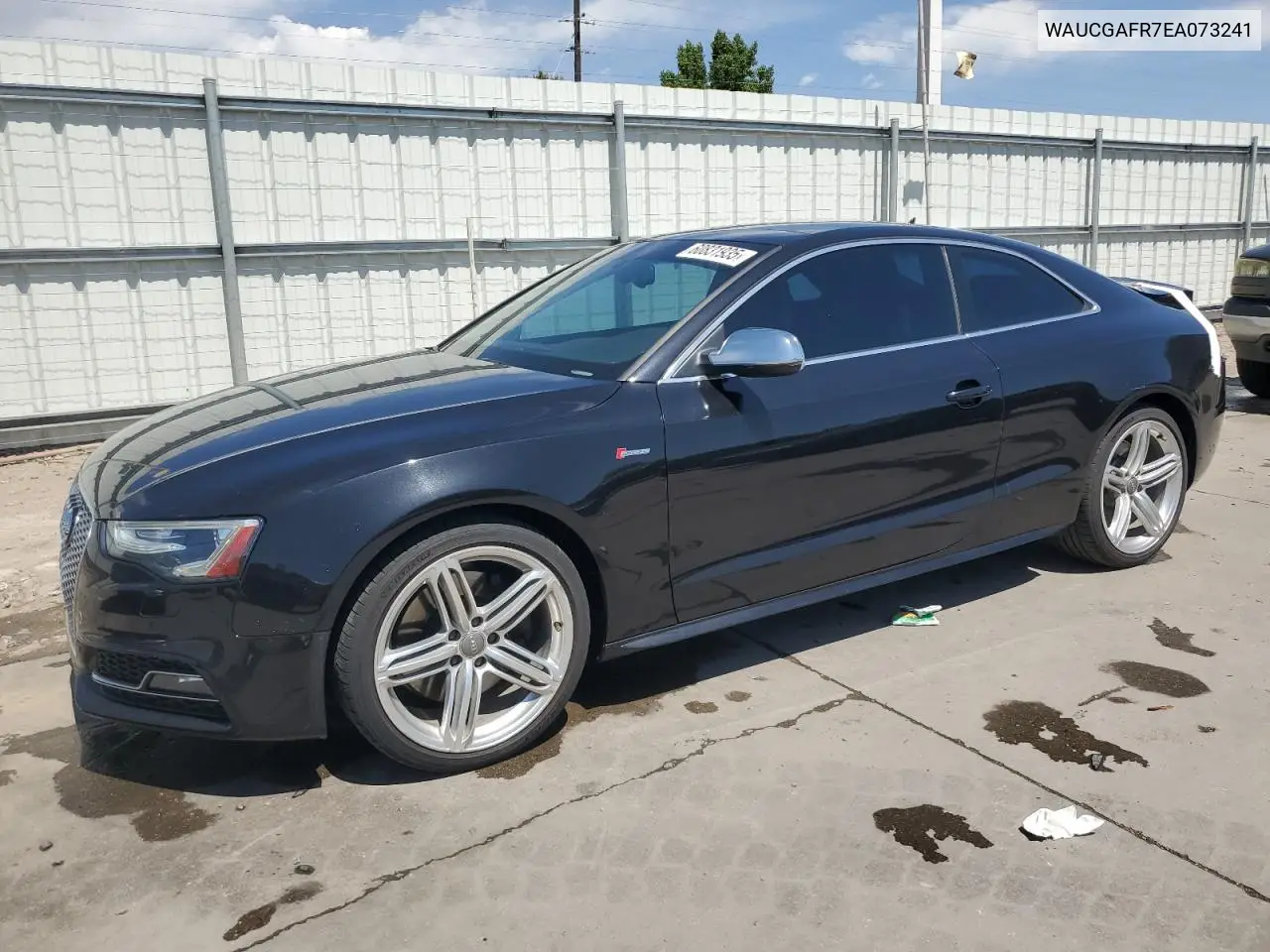 2014 Audi S5 Premium Plus VIN: WAUCGAFR7EA073241 Lot: 60831935