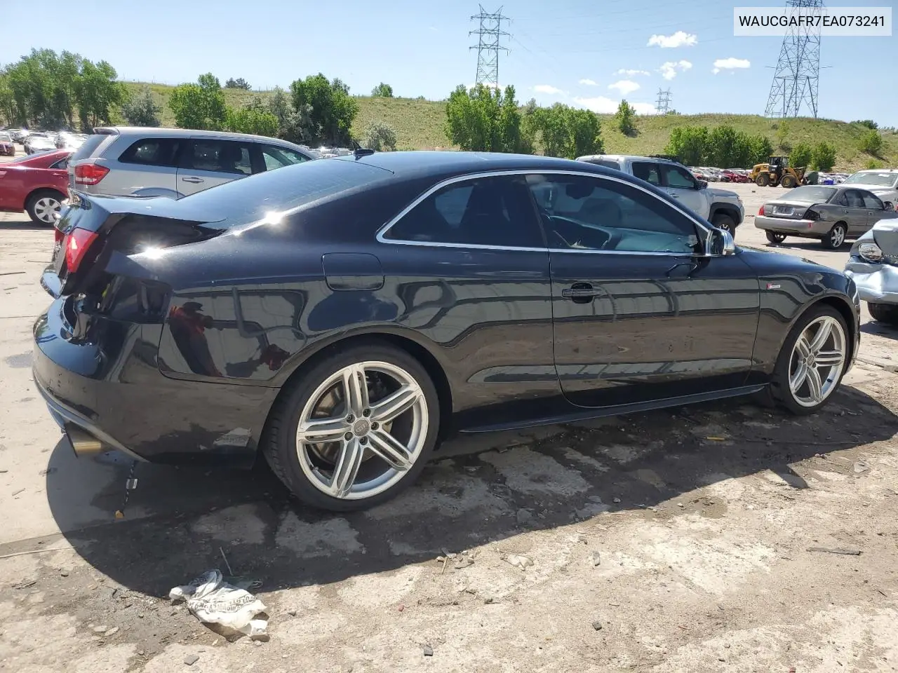 2014 Audi S5 Premium Plus VIN: WAUCGAFR7EA073241 Lot: 60831935