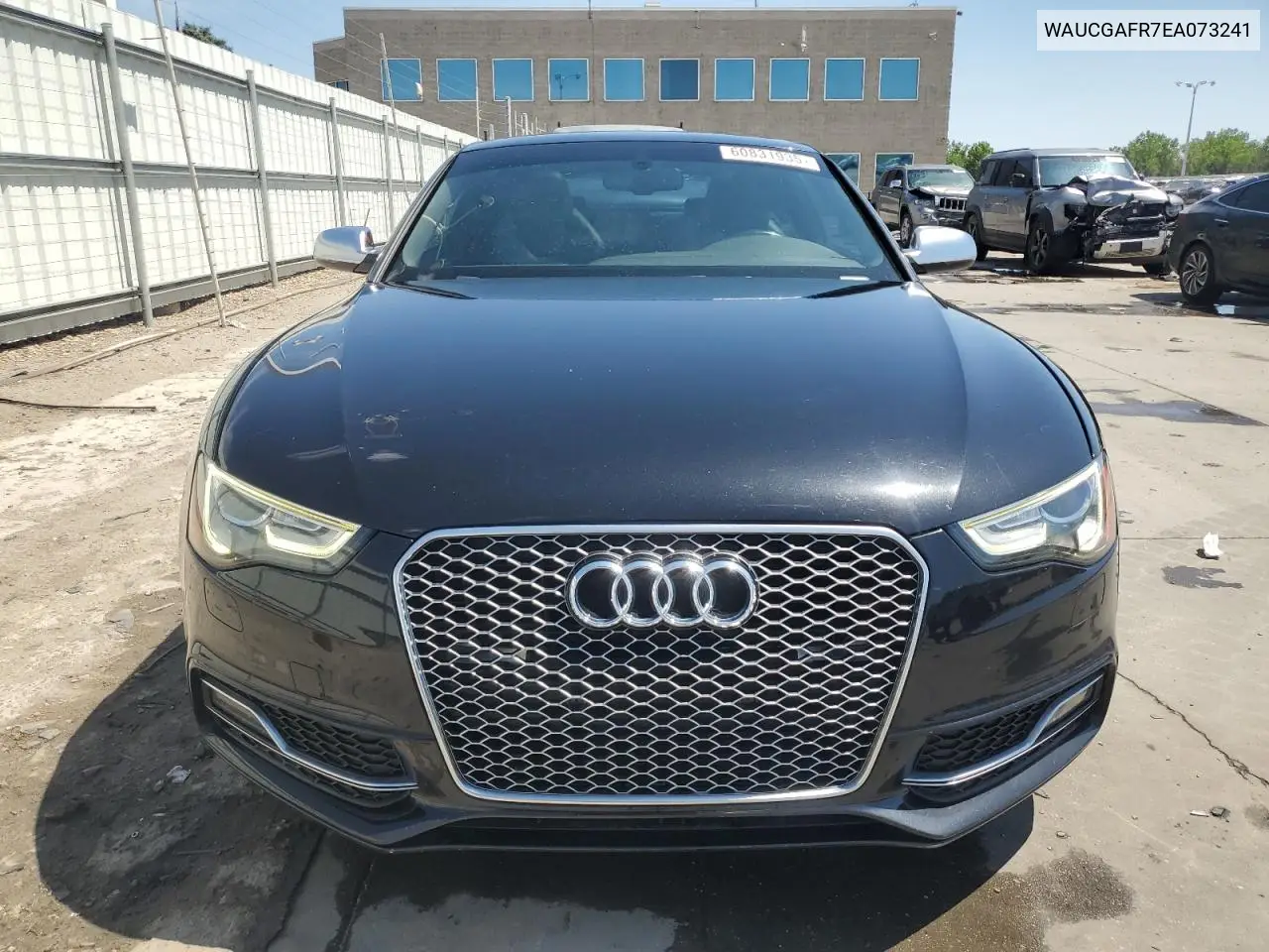 2014 Audi S5 Premium Plus VIN: WAUCGAFR7EA073241 Lot: 60831935