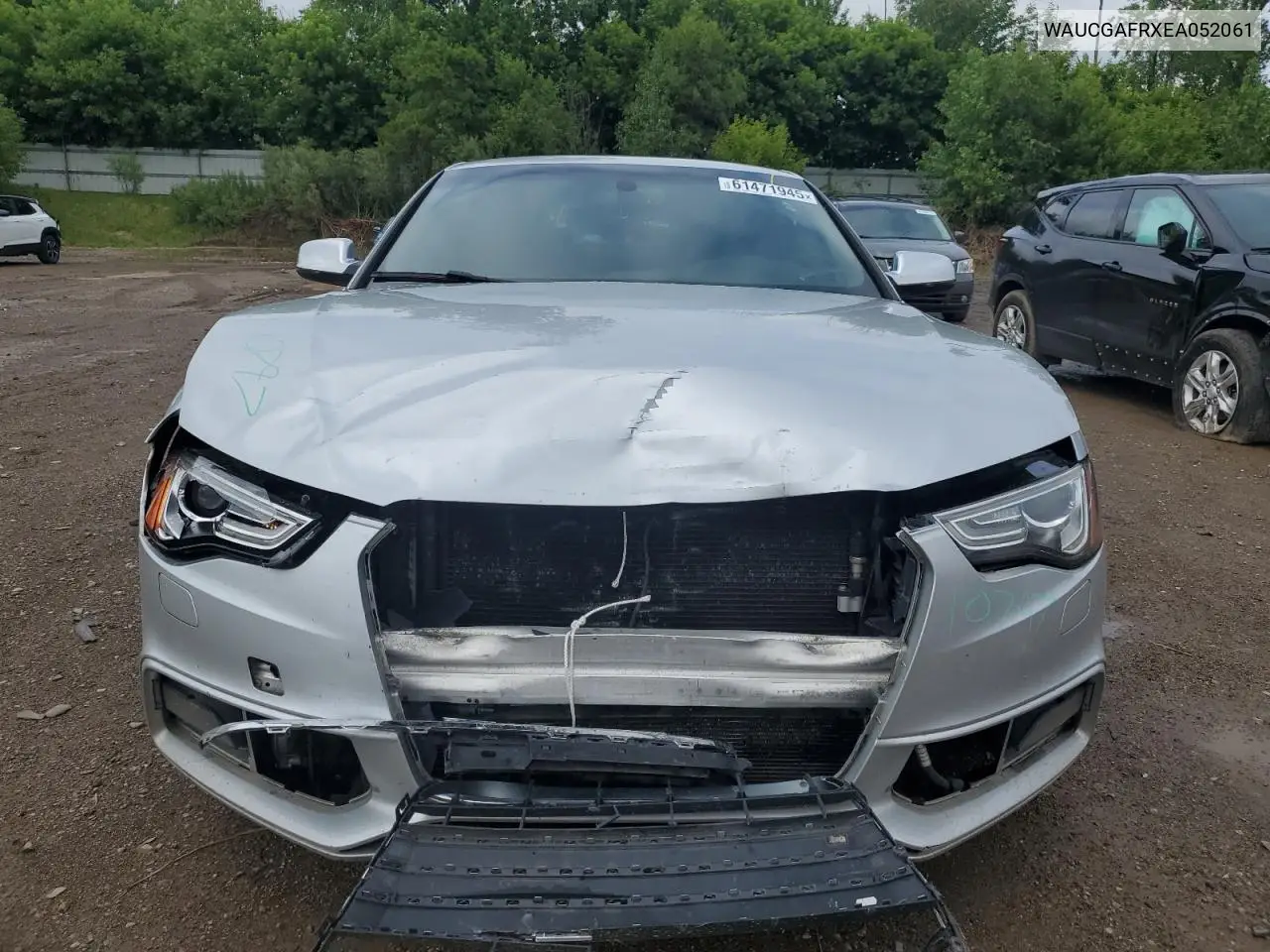 2014 Audi S5 Premium Plus VIN: WAUCGAFRXEA052061 Lot: 61471945
