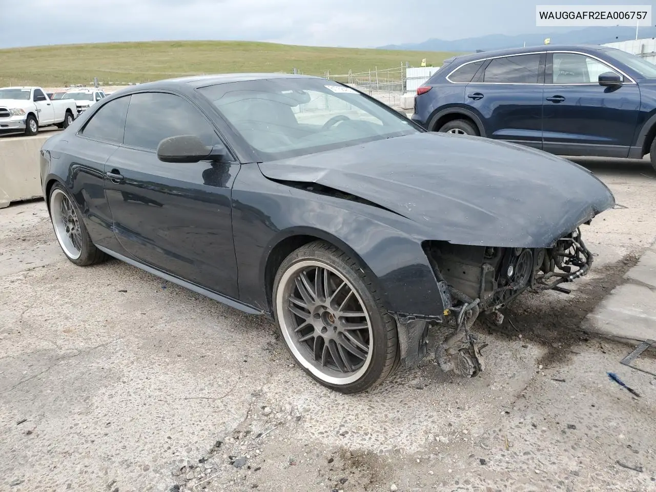2014 Audi S5 Premium Plus VIN: WAUGGAFR2EA006757 Lot: 61758435
