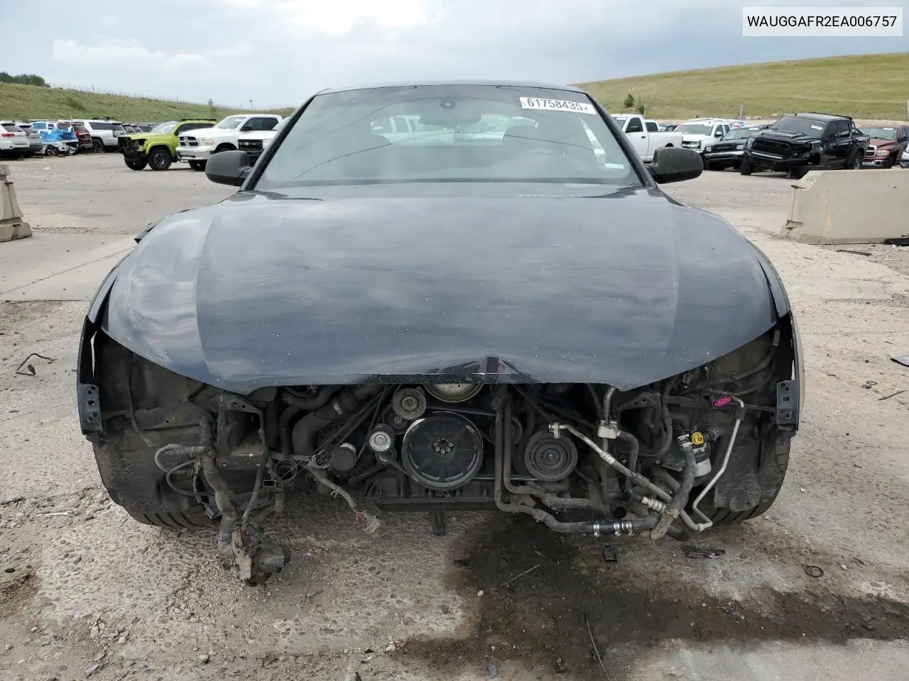2014 Audi S5 Premium Plus VIN: WAUGGAFR2EA006757 Lot: 61758435