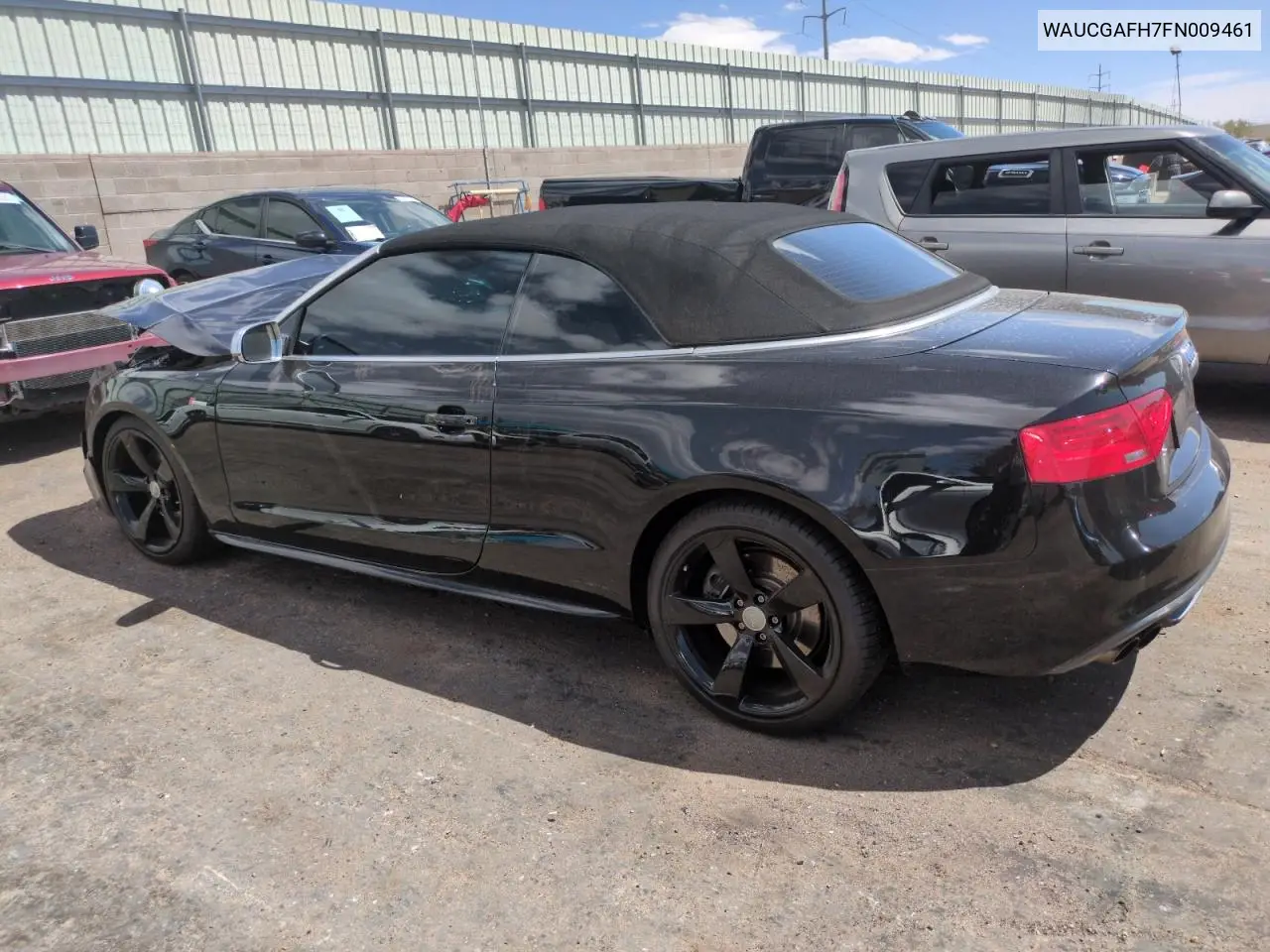 2015 Audi S5 Premium Plus VIN: WAUCGAFH7FN009461 Lot: 56895495