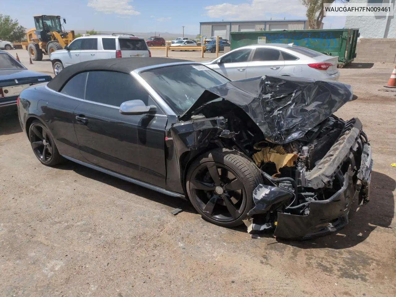 2015 Audi S5 Premium Plus VIN: WAUCGAFH7FN009461 Lot: 56895495