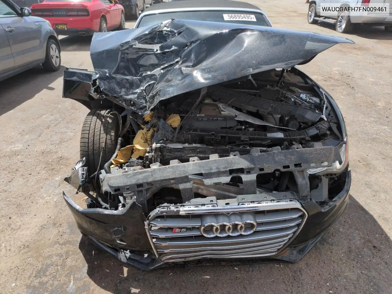 2015 Audi S5 Premium Plus VIN: WAUCGAFH7FN009461 Lot: 56895495