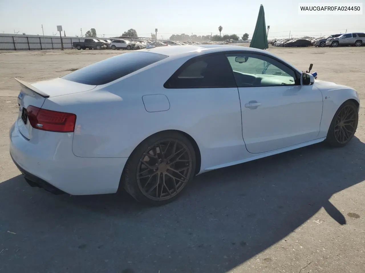 2015 Audi S5 Premium Plus VIN: WAUCGAFR0FA024450 Lot: 59944915