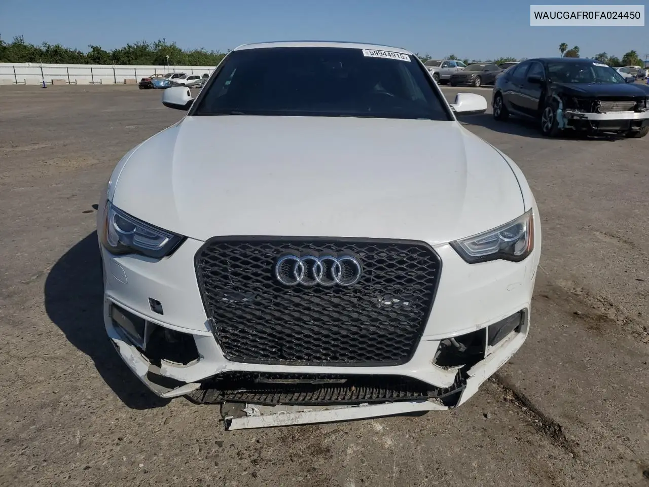 2015 Audi S5 Premium Plus VIN: WAUCGAFR0FA024450 Lot: 59944915
