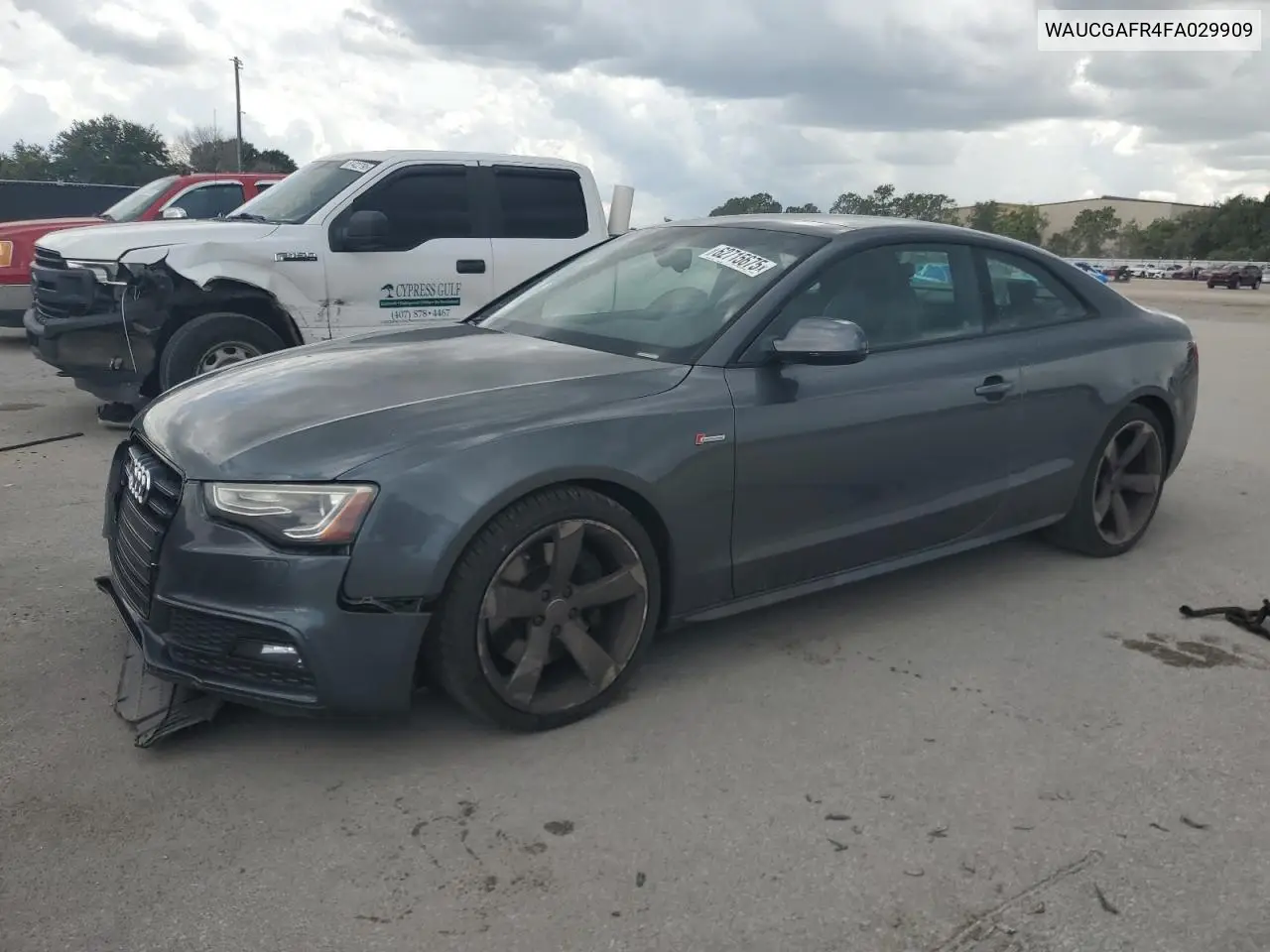 2015 Audi S5 Premium Plus VIN: WAUCGAFR4FA029909 Lot: 62715675