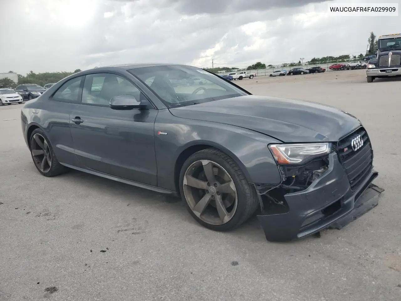 2015 Audi S5 Premium Plus VIN: WAUCGAFR4FA029909 Lot: 62715675