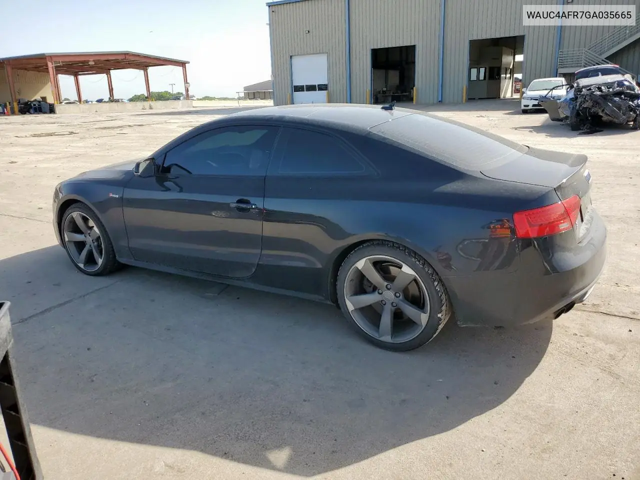 2016 Audi S5 Premium Plus VIN: WAUC4AFR7GA035665 Lot: 57556965