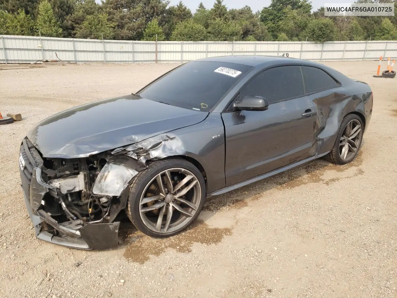 2016 Audi S5 Premium Plus VIN: WAUC4AFR6GA010725 Lot: 59270275