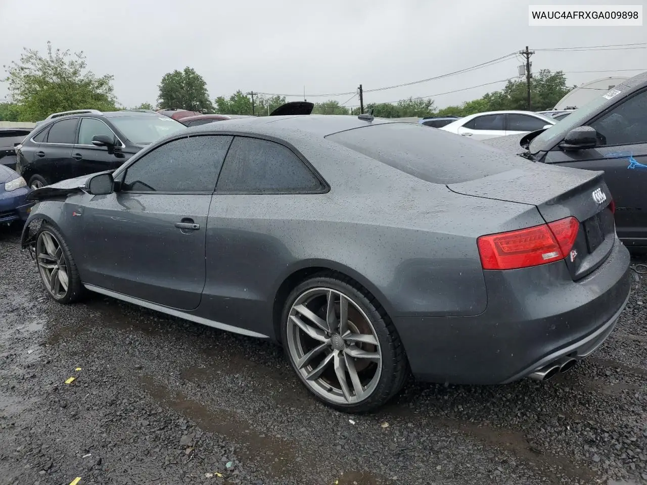 2016 Audi S5 Premium Plus VIN: WAUC4AFRXGA009898 Lot: 59688985