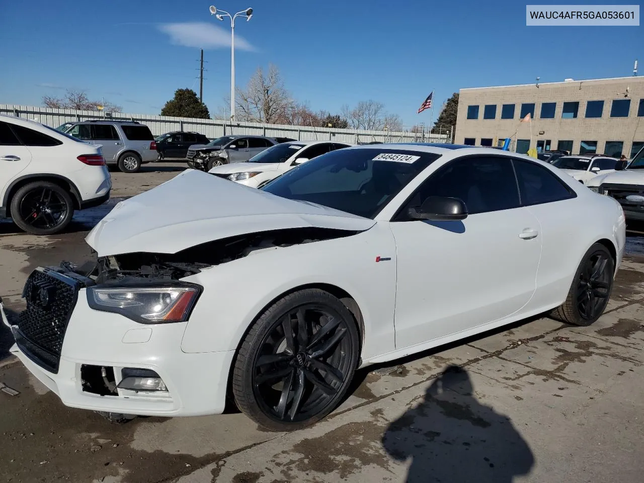 2016 Audi S5 Premium Plus VIN: WAUC4AFR5GA053601 Lot: 84845124