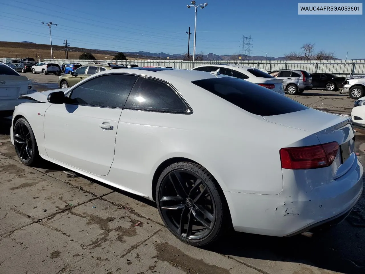 2016 Audi S5 Premium Plus VIN: WAUC4AFR5GA053601 Lot: 84845124