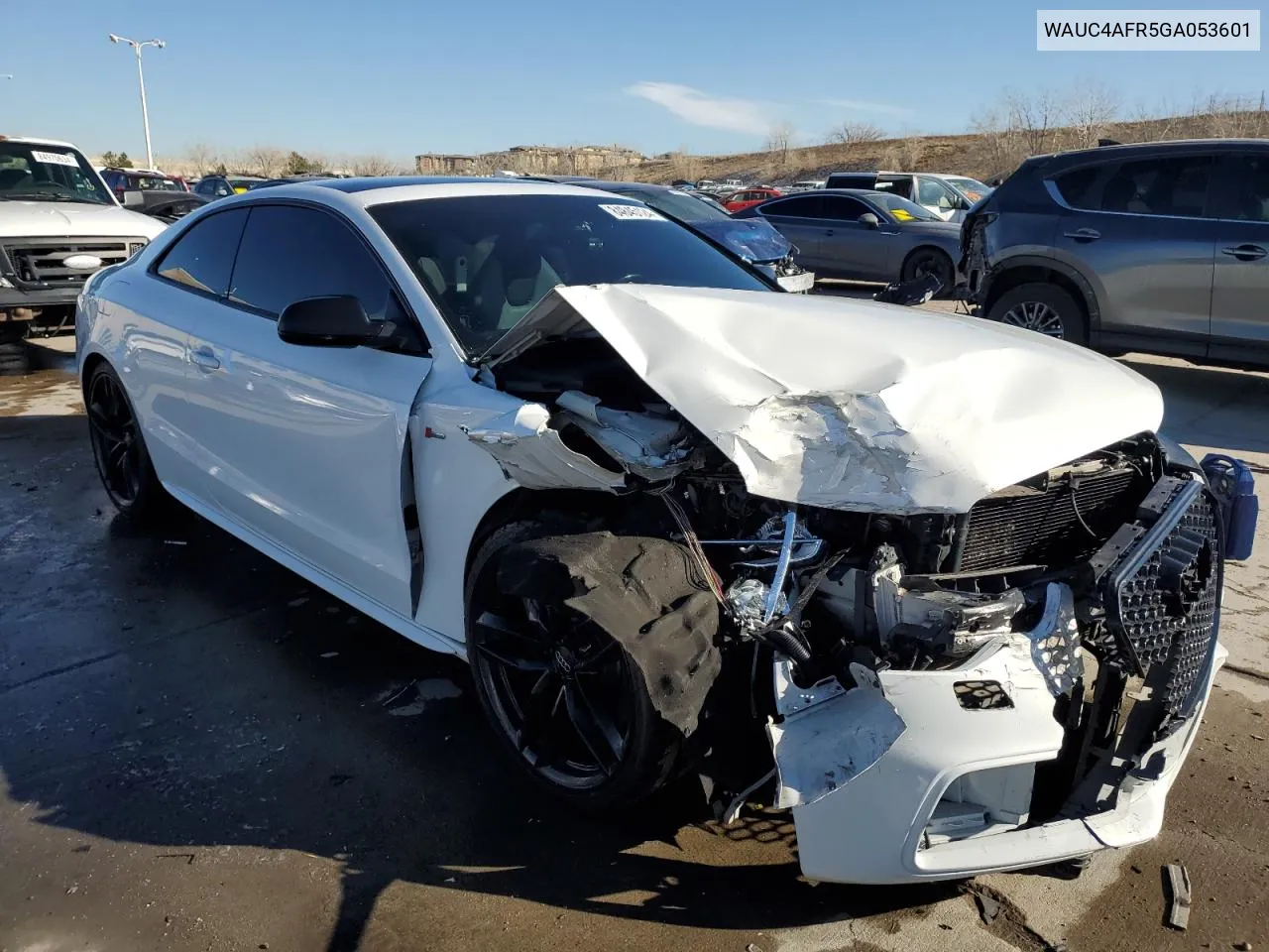 2016 Audi S5 Premium Plus VIN: WAUC4AFR5GA053601 Lot: 84845124