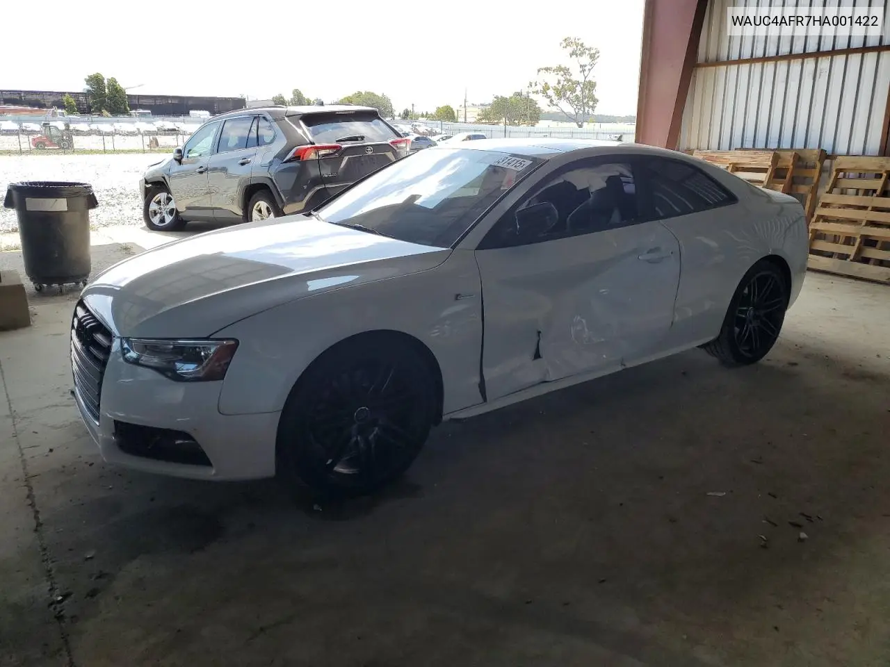2017 Audi S5 VIN: WAUC4AFR7HA001422 Lot: 61031415