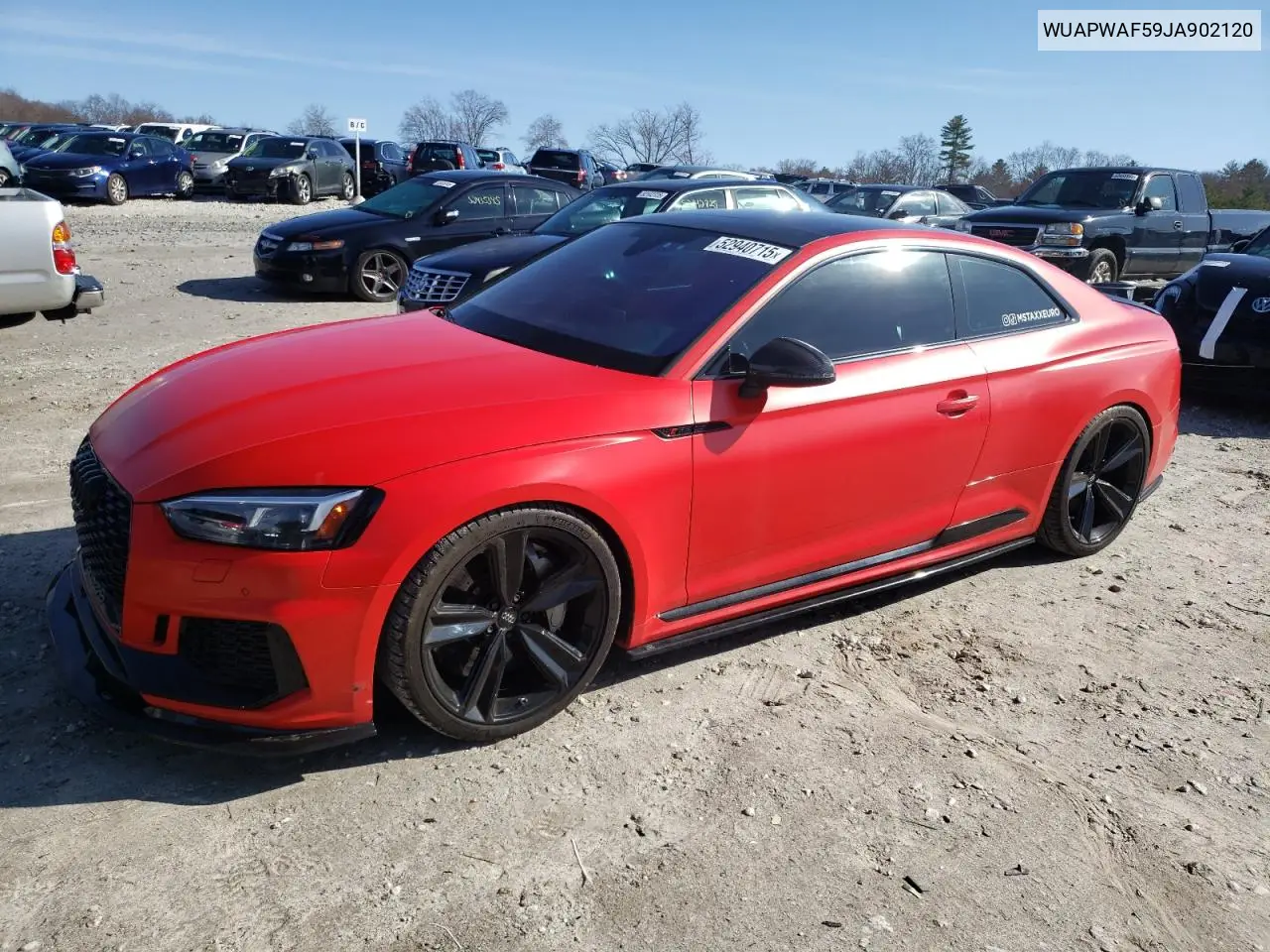 2018 Audi Rs5 VIN: WUAPWAF59JA902120 Lot: 52940715
