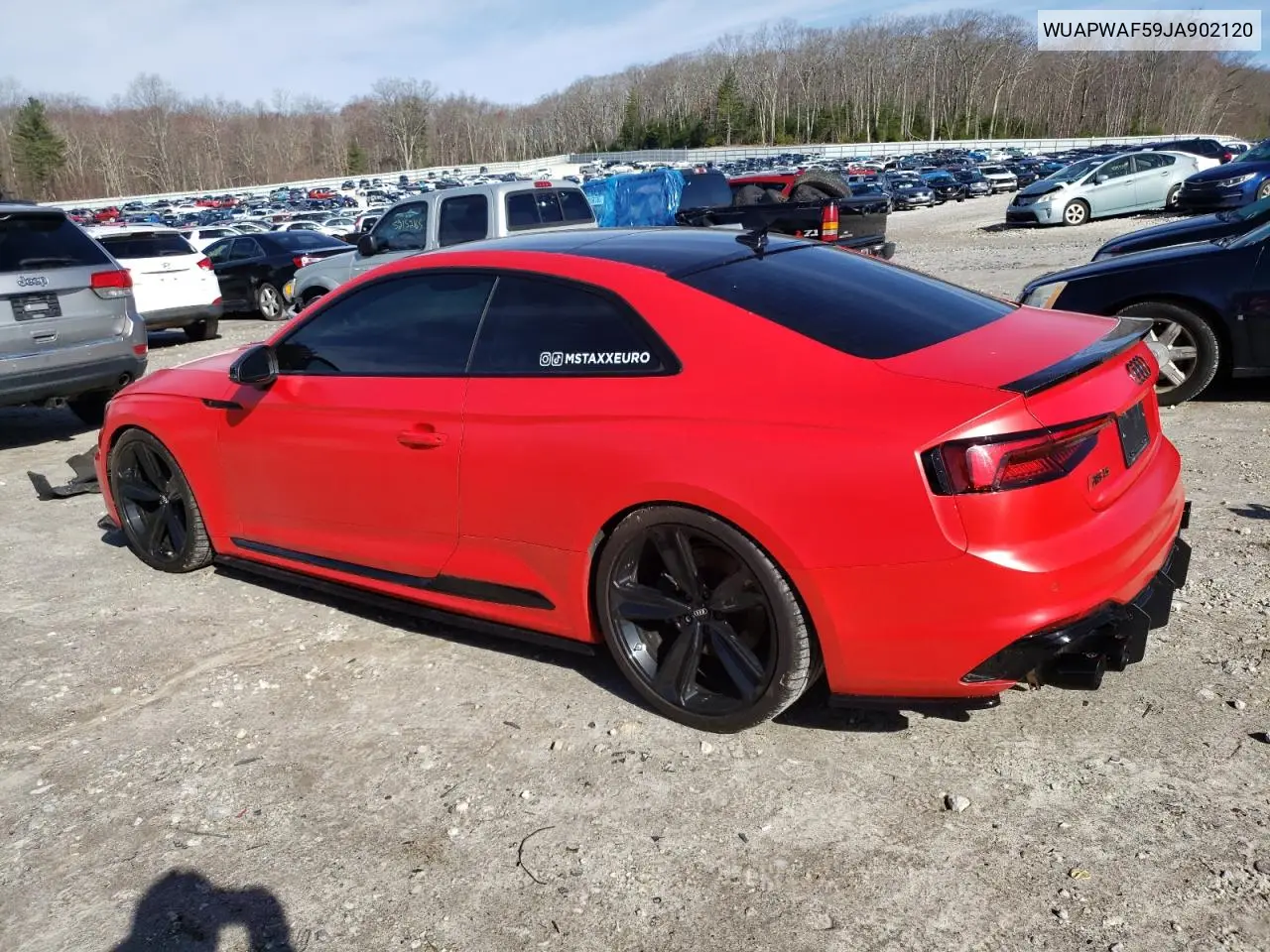 2018 Audi Rs5 VIN: WUAPWAF59JA902120 Lot: 52940715