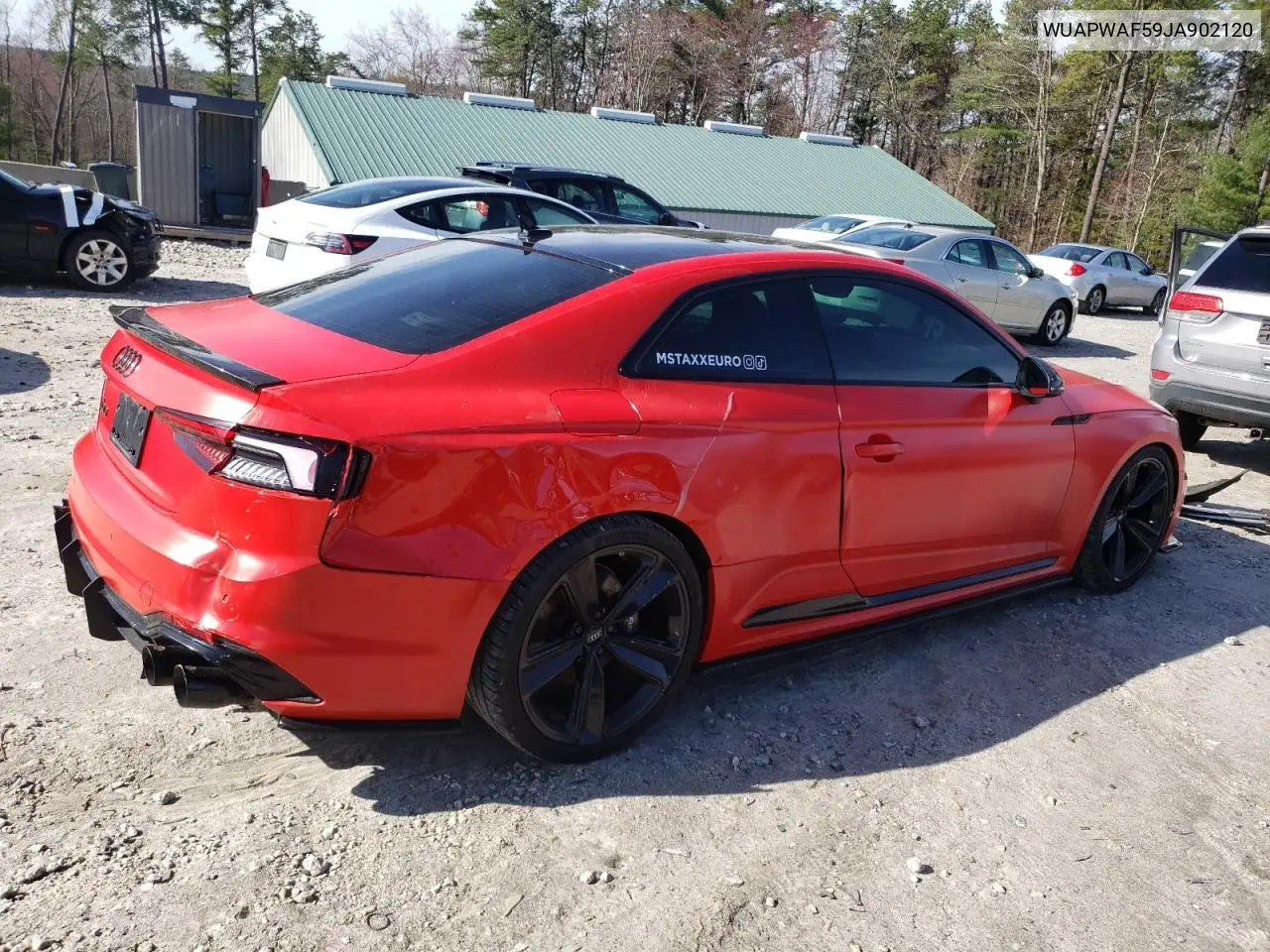 2018 Audi Rs5 VIN: WUAPWAF59JA902120 Lot: 52940715