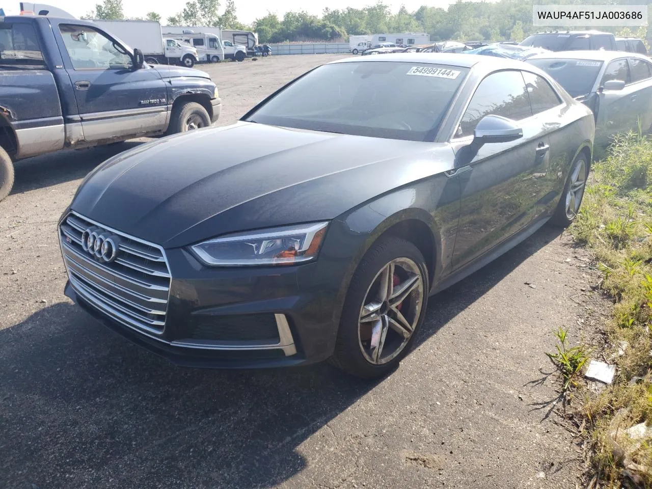 2018 Audi S5 Premium Plus VIN: WAUP4AF51JA003686 Lot: 54999144