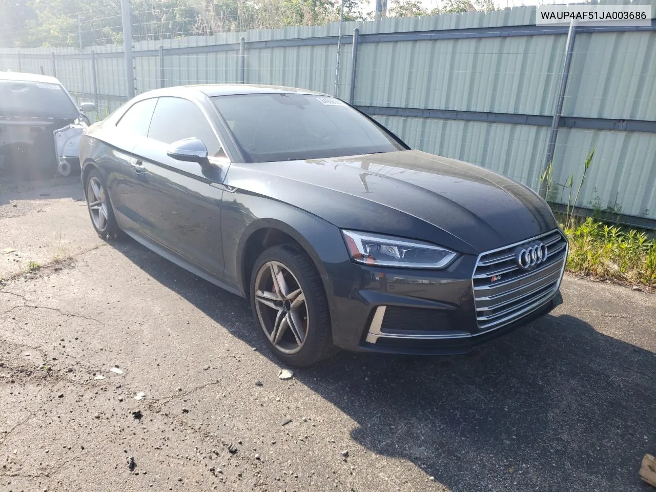 2018 Audi S5 Premium Plus VIN: WAUP4AF51JA003686 Lot: 54999144