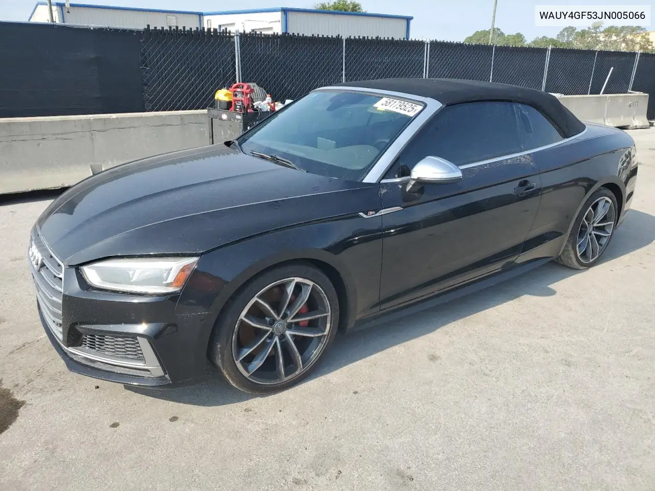 2018 Audi S5 Premium Plus VIN: WAUY4GF53JN005066 Lot: 58179525
