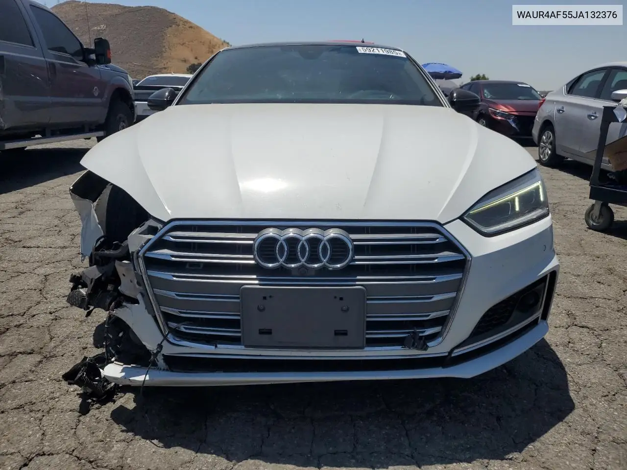 2018 Audi S5 Prestige VIN: WAUR4AF55JA132376 Lot: 59211985