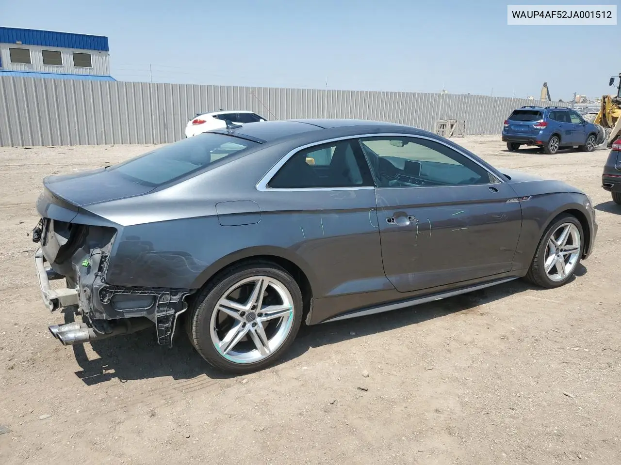 2018 Audi S5 Premium Plus VIN: WAUP4AF52JA001512 Lot: 59361625