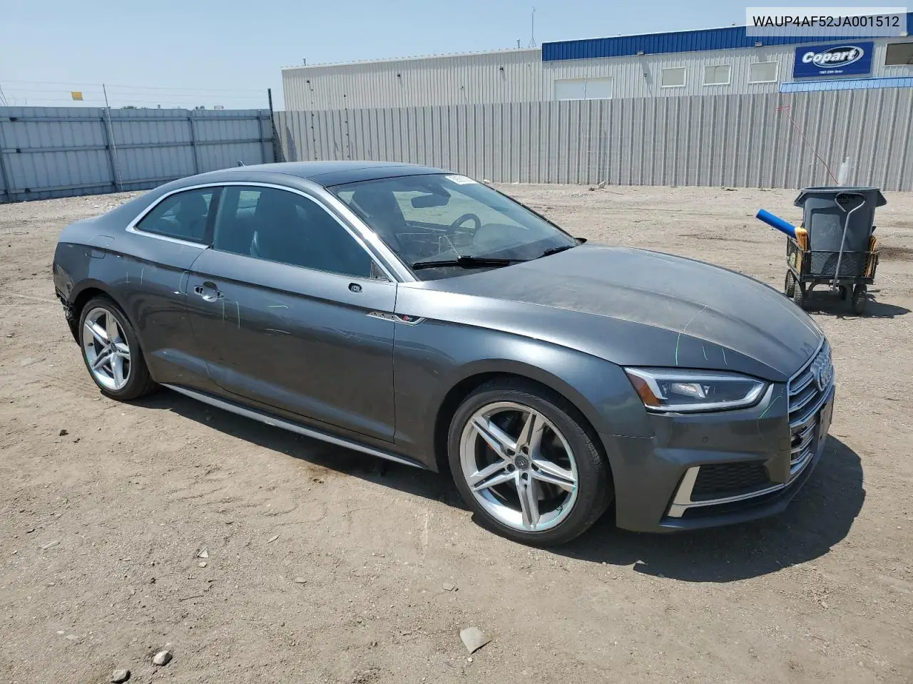 2018 Audi S5 Premium Plus VIN: WAUP4AF52JA001512 Lot: 59361625