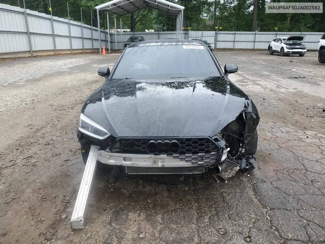2018 Audi S5 Premium Plus VIN: WAUP4AF50JA002562 Lot: 59714345