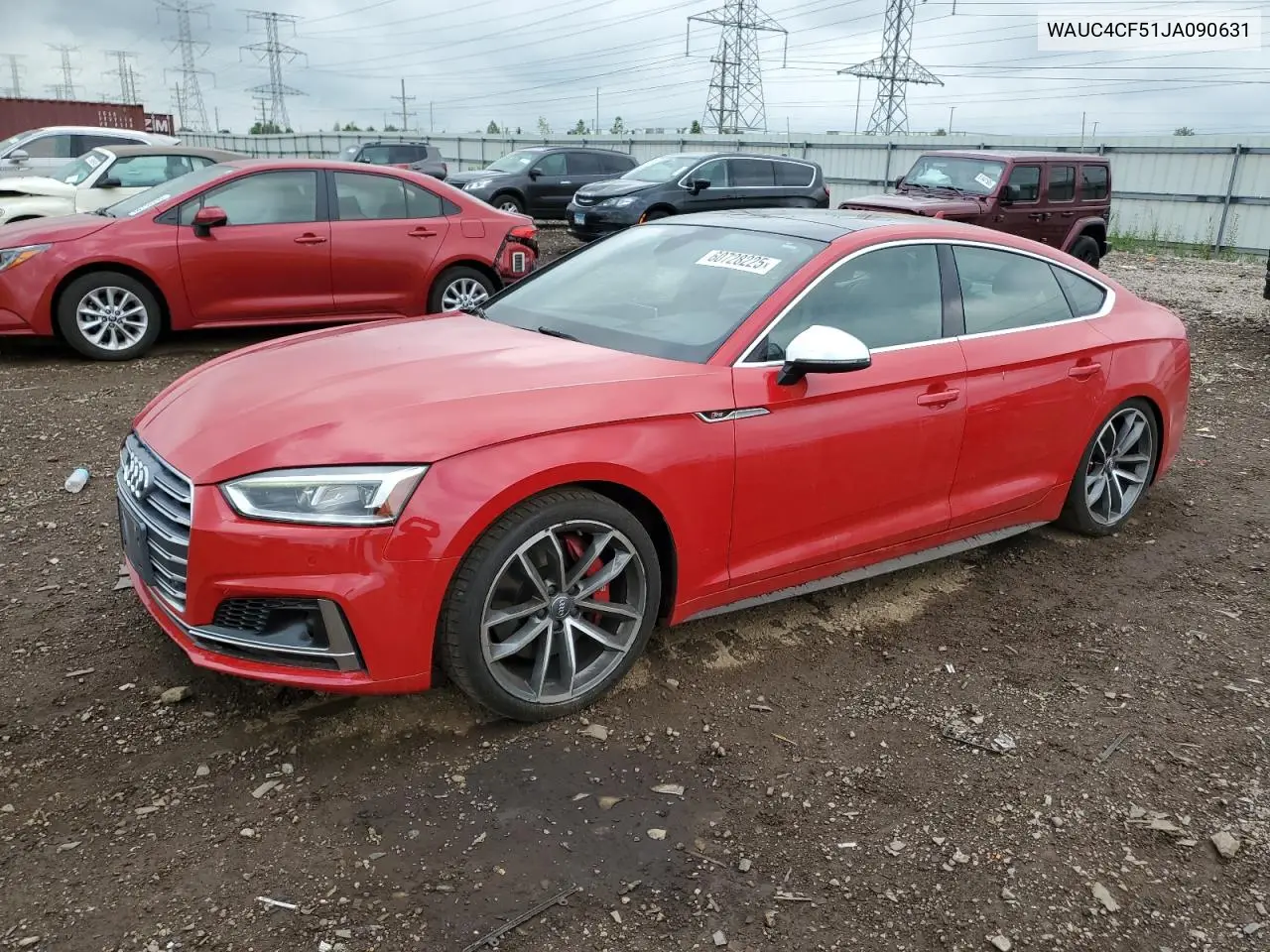 2018 Audi S5 Prestige VIN: WAUC4CF51JA090631 Lot: 60728225