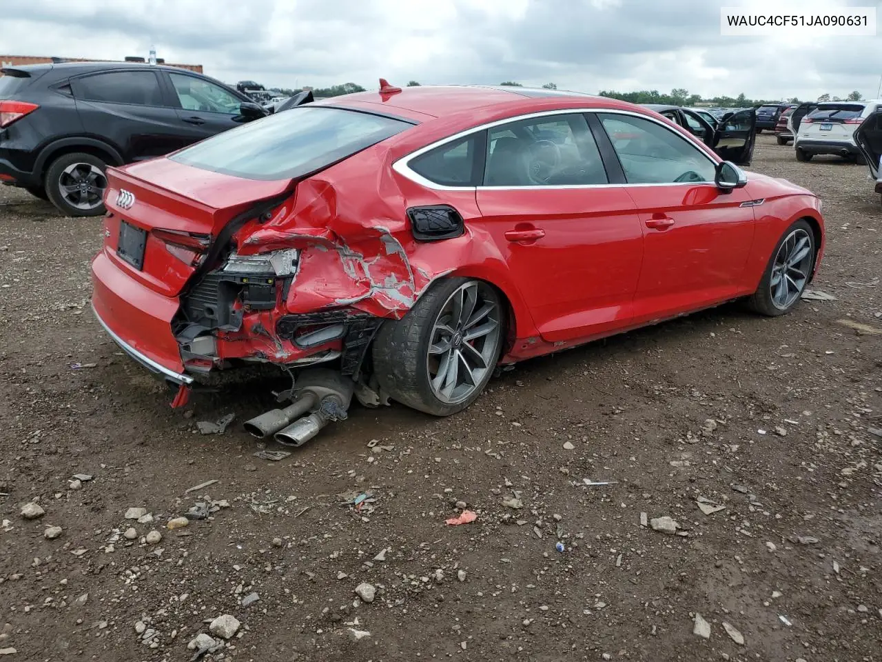 2018 Audi S5 Prestige VIN: WAUC4CF51JA090631 Lot: 60728225