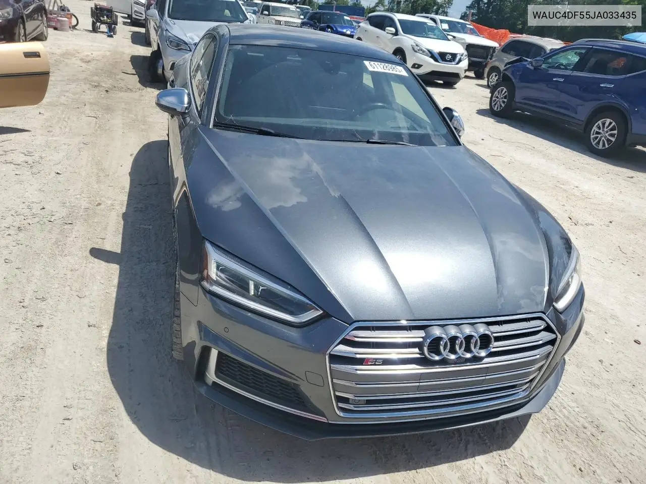 2018 Audi S5 Prestige VIN: WAUC4DF55JA033435 Lot: 61128985