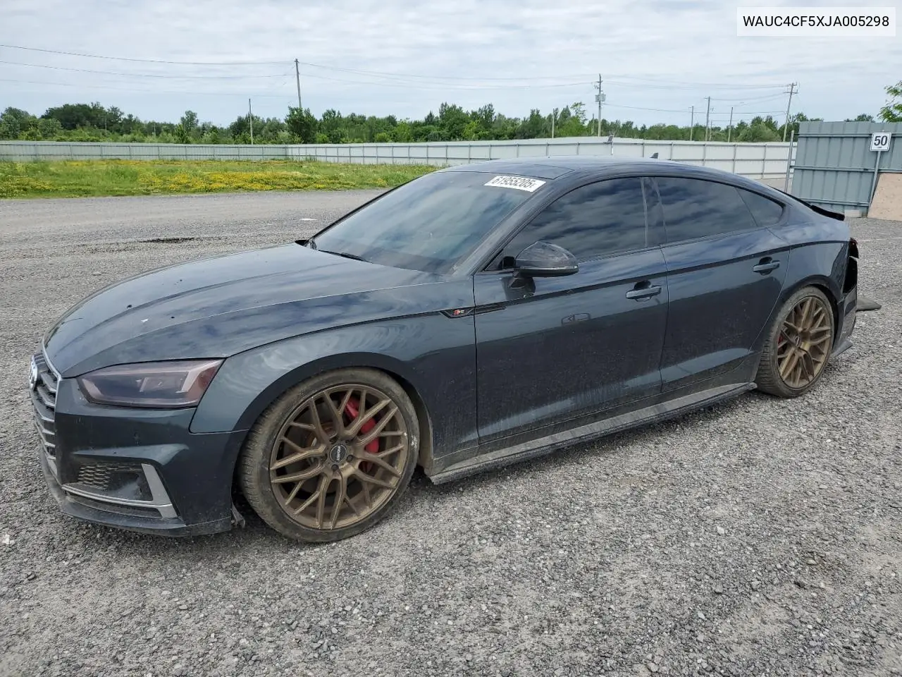 2018 Audi S5 Prestige VIN: WAUC4CF5XJA005298 Lot: 61955205