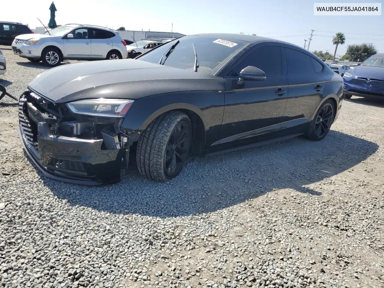 2018 Audi S5 Premium Plus VIN: WAUB4CF55JA041864 Lot: 62023575