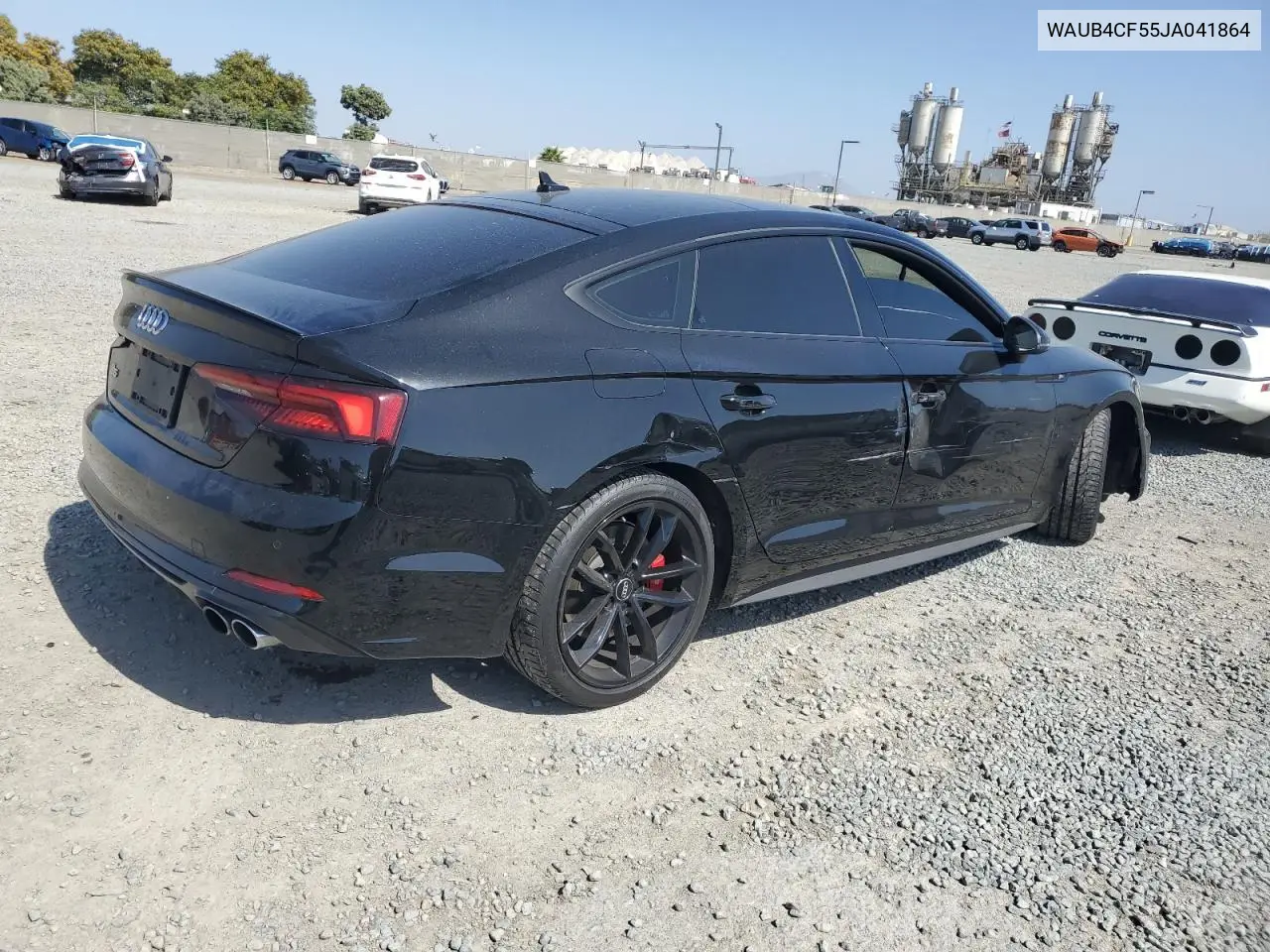 2018 Audi S5 Premium Plus VIN: WAUB4CF55JA041864 Lot: 62023575