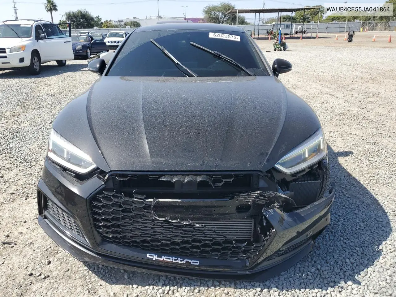 2018 Audi S5 Premium Plus VIN: WAUB4CF55JA041864 Lot: 62023575