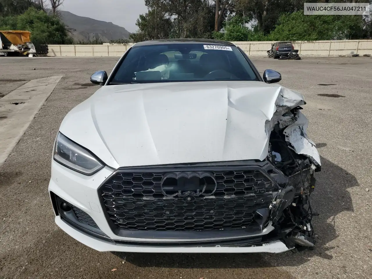 2018 Audi S5 Prestige VIN: WAUC4CF56JA047211 Lot: 63270905