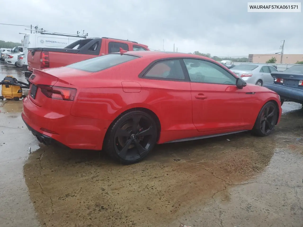2019 Audi S5 Prestige VIN: WAUR4AF57KA061571 Lot: 56402545